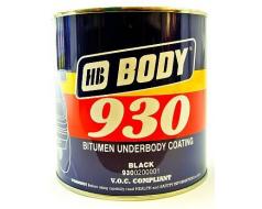 HB Body 930 Alvázvédő fekete bitumenes kenhető 1kg