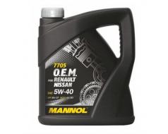 Mannol O.E.M. for Renault - Nissan 5W-40 4L Mannol O.E.M. for Renault - Nissan 5W-40 4L