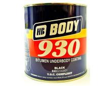 HB Body 930 Alvázvédő fekete bitumenes kenhető 1kg